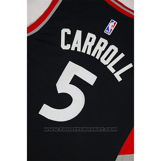 Maglia Toronto Raptors DeMarre Carroll #5 Nero